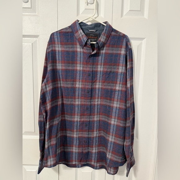 Weatherproof Vintage Men's Cotton blend Long Sleeve Flannel Plaid Shirt Size XXL - Picture 10 of 10